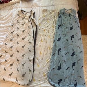 Kyte BABY Giraffe and Shark Print Sleep Sacks